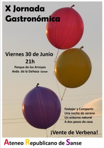 cartel X Jornadas Gastronómicas 2017