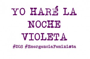 20S Manifestación Nocturna. Emergencia Feminista.