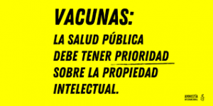 Izquierda Independiente y Amnistía Internacional proponen que el Ayuntamiento de San Sebastián de los Reyes pida la universalización de las vacunas de la Covid-19.